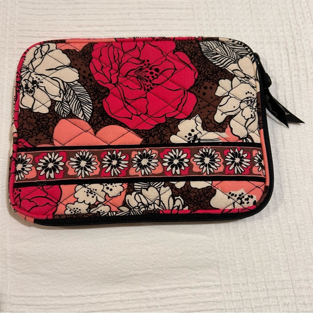 Vera Bradley Mocha Rouge Floral mini iPad Sleeve